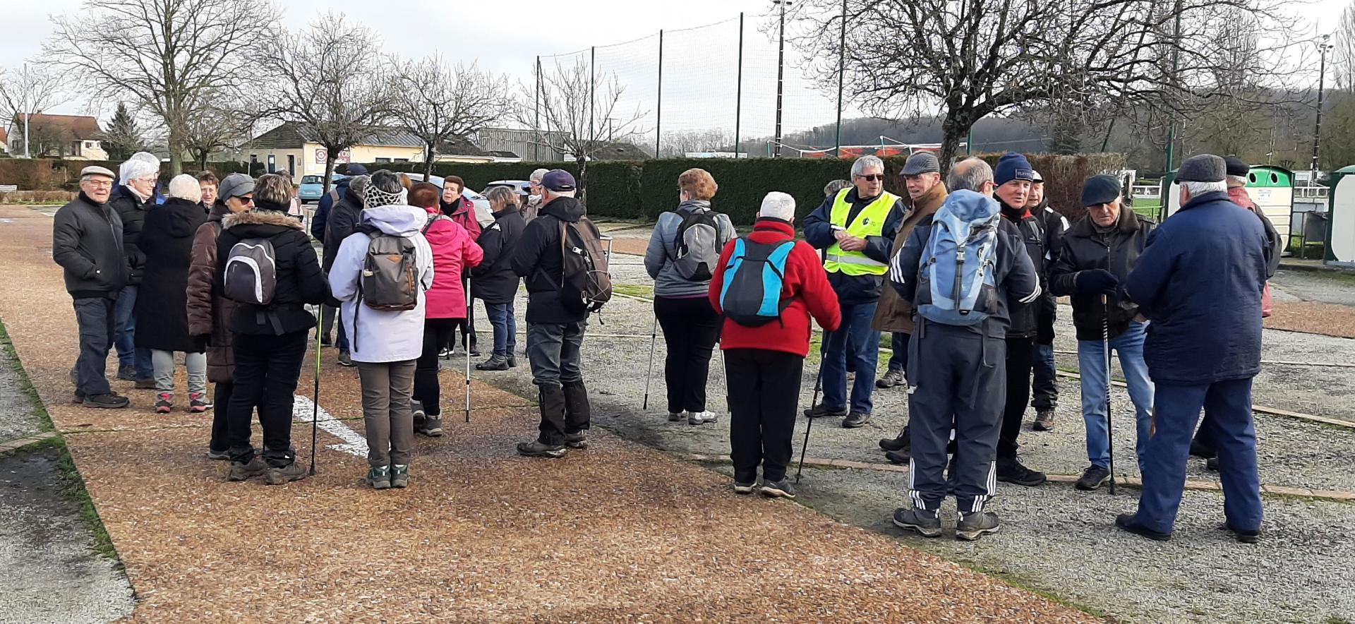 Top départ pour la marche