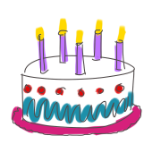Gateau anniv